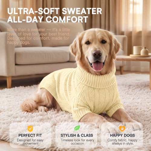 XSmall Dog Sweater (X-Small / Light Apricot)