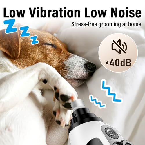 Smart 6 Speed Dog Nail Grinder (White)