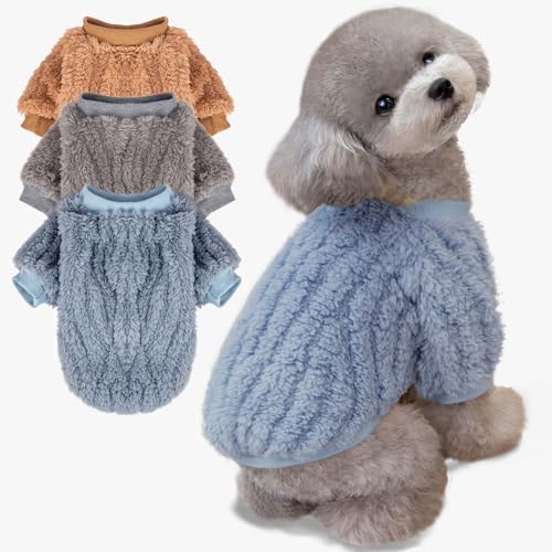 Small Dog Sweaters (Blue,Grey,Doe / X-Large)