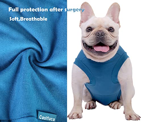 Dog Surgery Recovery Suit (3XL(Back 24-26" Chest 27-29" Weight 80-115lb) / Blue)