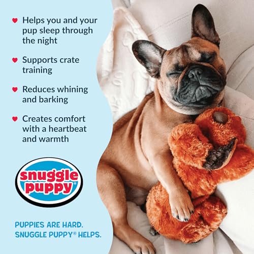 Snuggle Puppy Heartbeat Toy (Brown / 1 Count (Pack of 1))