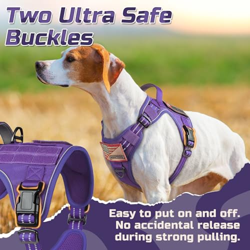 Tactical Dog Harness for X (Purple / X-Large)