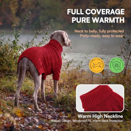 XL Dog Sweater (X-Large / Red)