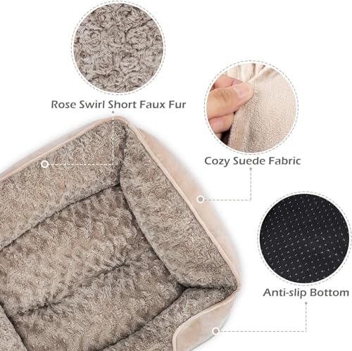 XX Large Dog Bed for Large (XXL(42"x 30"x 10") / Beige)