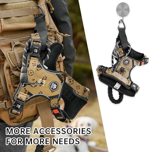Dog Harness for Small Sized Dog (Light Brown / Small)
