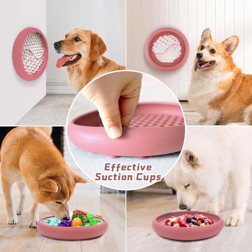 Dog Lick Bowl (Pink / Large)