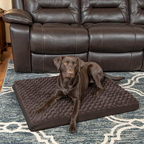 Orthopedic Dog Bed for Large (Large / Minky Chocolate)