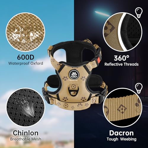 Dog Harness for Small Sized Dog (Light Brown / Small)