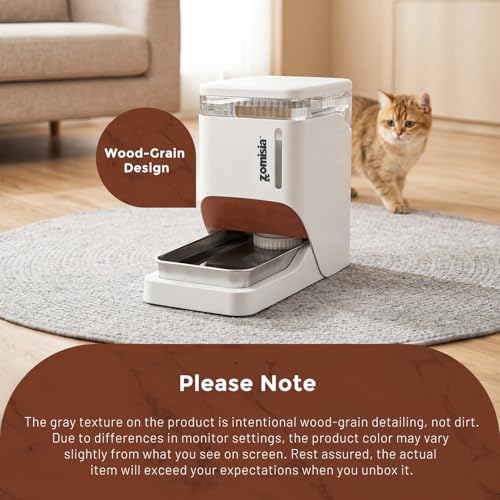 1.6 Gallon Automatic Dog Water Dispenser with Stainless Steel Bowl (White / 6L)