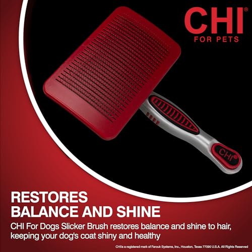 for Dogs Self (Red - Self Cleaning Slicker Brush / 1 Count (Pack of 1))
