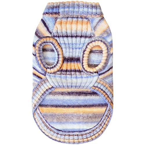 Dog Sweater Award Winning Christmas Sweater for Small Dogs (14 inch (Pack of 1) / Serene Blue)