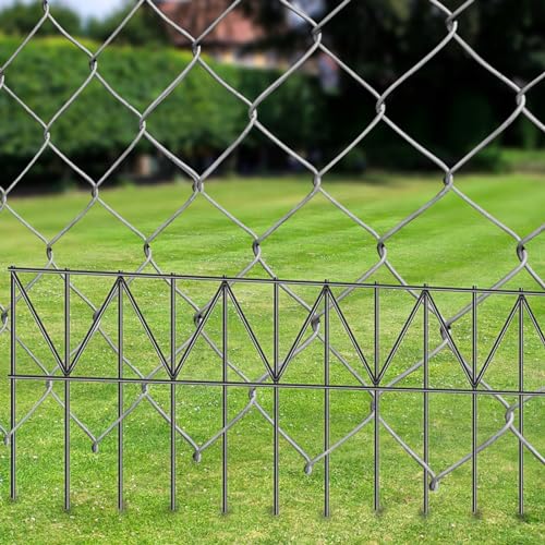 10 Pack 24" L x 15" H Animal Barrier Fence (24" x 15" 10 pack / Black)