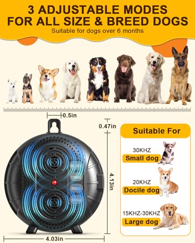 Anti Barking Device for Dogs (Black)