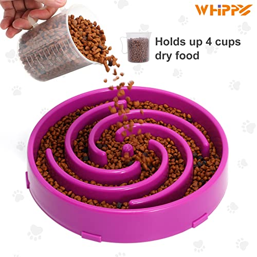 Slow Feeder Large Dog Bowl (Large / G-purple)