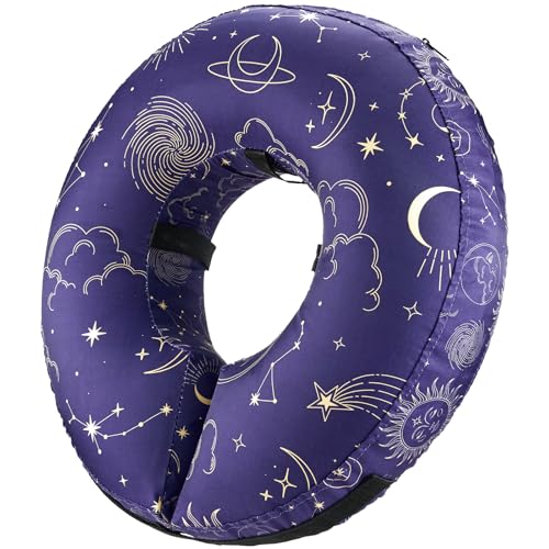 Inflatable Dog Cone Collar Alternative After Surgery Medium (Constellation / Medium [Neck:7"-11"])