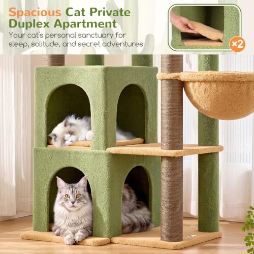 Cactus Cat Tree Tower for Indoor Cats Large Adult (Cactus / XXL)