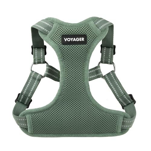 Voyager Step in Flex Adjustable Dog Harness (Harness (Moss Green) / L)
