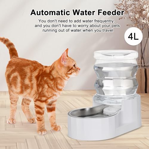 4L Gravity Cat Water Dispenser (4L / White)
