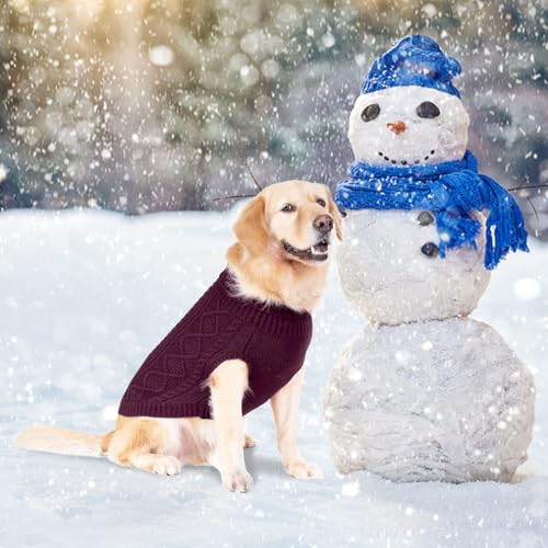 Dog Sweater for Medium Dogs (Chestnut / Medium)