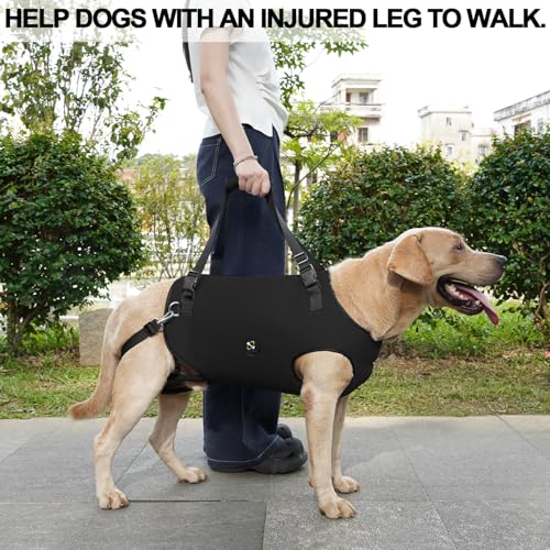 Dog Lift Harness (Large / Black)