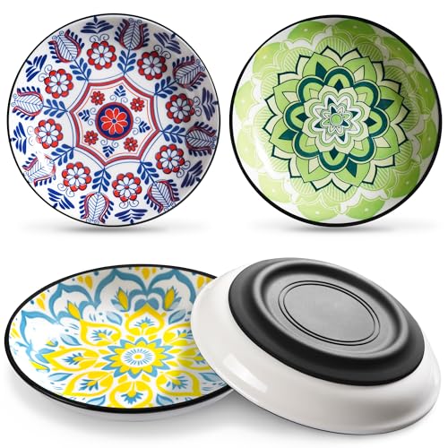 Non Slip Cat Bowl (Bohemian-4 Pack)