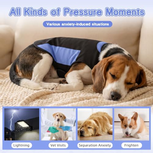 Dog Anxiety Relief Calming Vest Red (S)