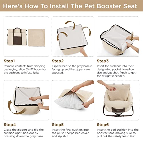 Lesure Dog Car Seat for Small Dogs