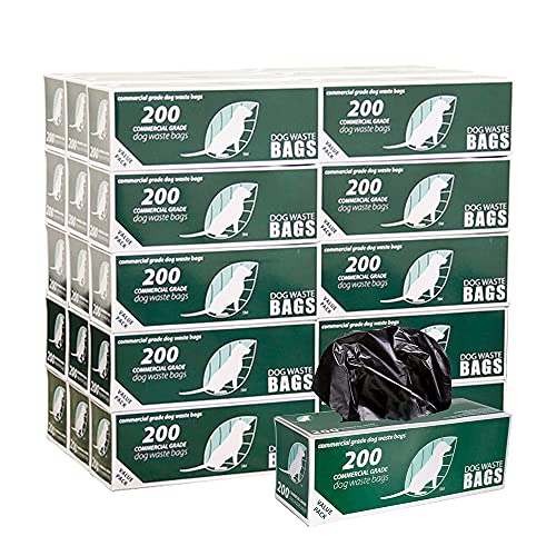 6 000 Commercial Dog Waste Station Refill Bags (Opaque Black / 1 Count (Pack of 30))