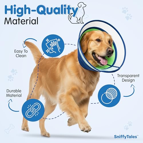 Soft Dog Cone Collar After Surgery (Medium)