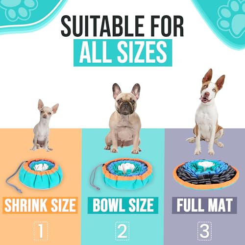 20" Dog Snuffle Mat (20 Inch with Clicker and Whistle)