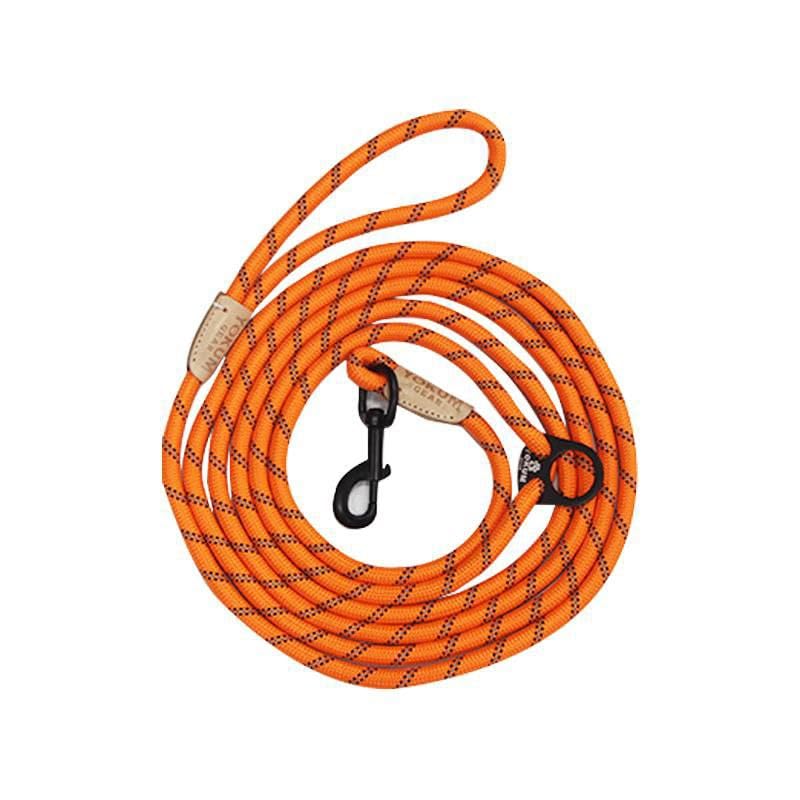 12ft No Pull No Choke Leash Long Rope Dog Leash (12 Ft / ORANGE)