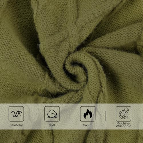 Small Dog Sweater for Small Dogs Boy (Small / Olive Green)