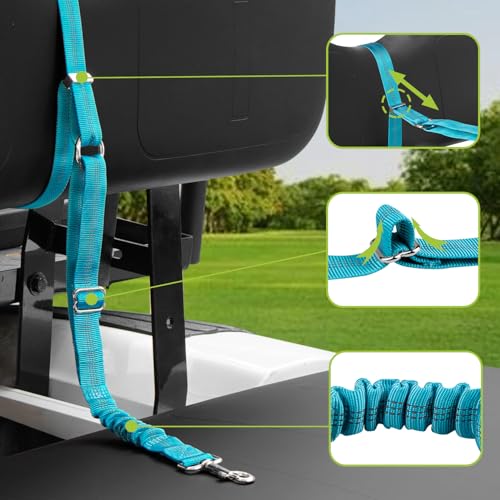 Golf Cart Dog Seat Leash (Blue)