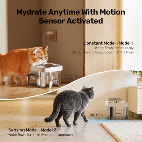 Cat Water Fountain (White)
