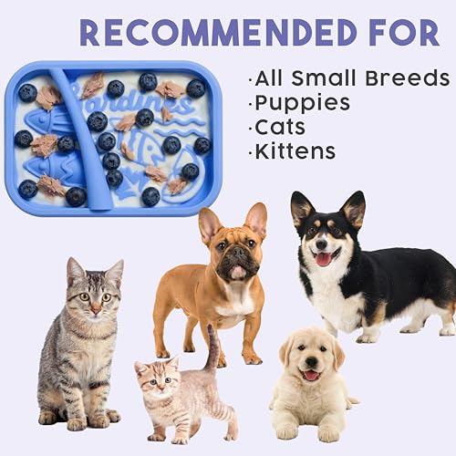 Sardina Silicone Lick Mat + Slow Feeder for Cats & Small Dogs (Melon / Sardina)