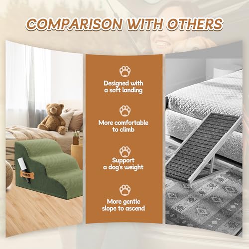 Dog Stairs Ramp for High Beds Couches
