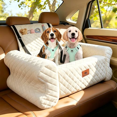 Dog Car Seat for Medium (White)