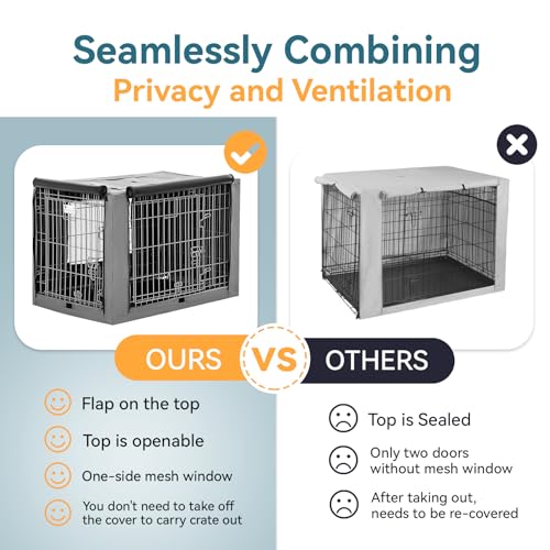 Dog Crate Cover (42.5"L x 28.0"W x 30.0"H)