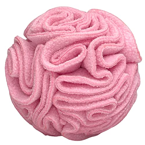 Small Breed Snuffle Puzzle Ball Treat Foraging Dog Toy Pink (Pink / Small)