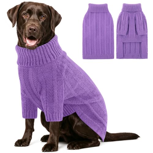 XXL Dog Sweater (XX-Large / Purple)