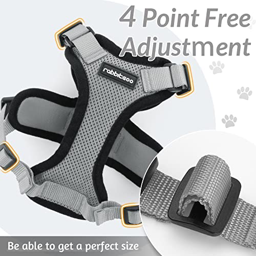 Cat Harness and Leash Set (S / Grey)