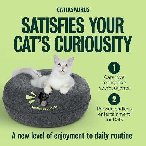 Peekaboo Cat Cave Duo Jumbo Set (Dark Gray + Dark Gray / Jumbo)