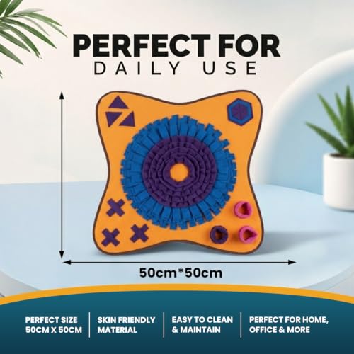 Adjustable Dog Snuffle Mat (Large Colorful - Snuffle mat)