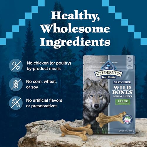 Wilderness Large Dog Dental Chews (27 Ounce (Pack of 1))