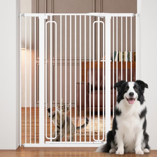51" Extra Tall Pet Gate (White / 29.7-46"Wide, 51"Tall)
