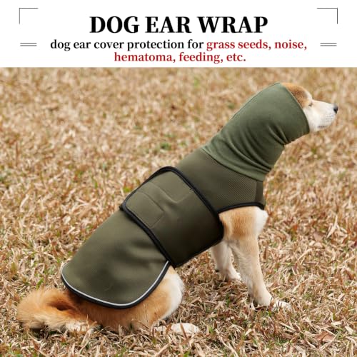 Dog Calming Hoodie (M / ArmyGreen)