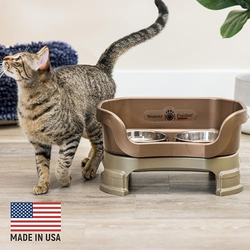 Neater Feeder Deluxe Mess (Cat + Standard Bowl / Bronze)