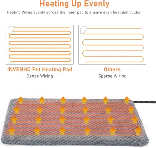 Extra Large Pet Heating Pad (XL: 47" x 28" / Grey)