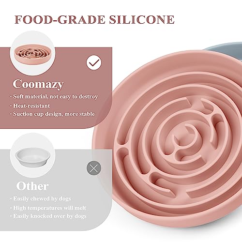Slow Feeder Dog Bowls (Pink / L)