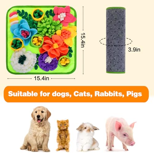 Snuffle Mat for Dogs (Bright Green)